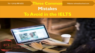 Three Common Mistakes to Avoid in the IELTS Test