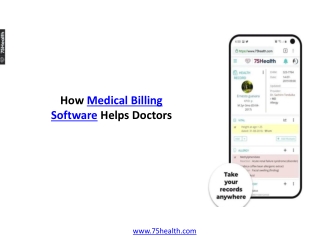 How Medical Billing Software Helps Doctors