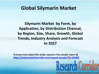 Silymarin Market  by Form, by Application, by Distribution Channal, by Region, Size, Share, Growth, Global Trends, Indus