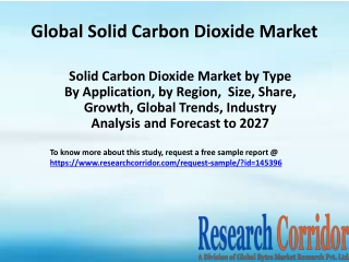 Solid Carbon Dioxide Market by Type By Application, by Region,  Size, Share, Growth, Global Trends, Industry Analysis an