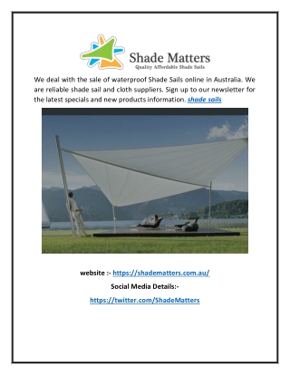 Waterproof Shade Sails in Brisbane