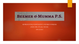 Spokane L And I | Beemer & Mumma P.S. | Compensation Lawyers