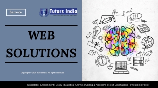 Web Solutions for Master’s & PhD Academic Dissertation & Coursework Writing