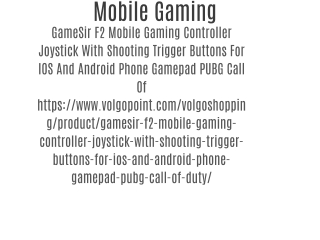 Mobile Gaming