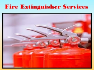 Fire Extinguisher Services