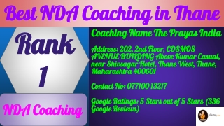 Best NDA Coaching in Thane