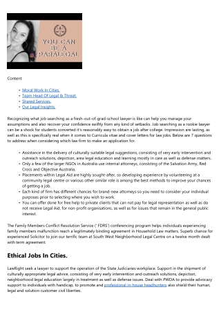 Legal Jobs