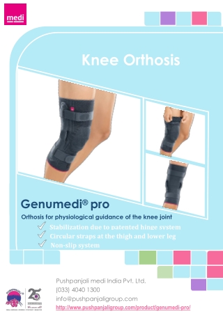 Genumedi  Pro hinged knee support | Pushpanjali medi India Pvt Ltd