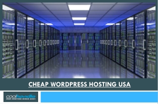 Cheap Wordpress Hosting USA