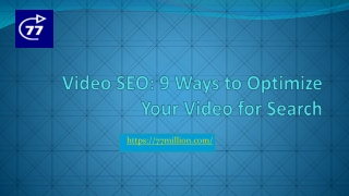 Video SEO: 9 Ways to Optimize Your Video for Search