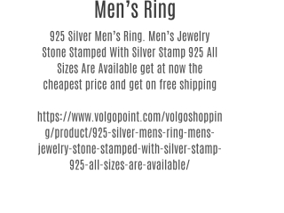 Men’s Ring