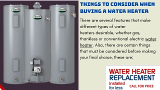 Things to Consider When Buying a Water Heater By Just Water Heater of Atlanta