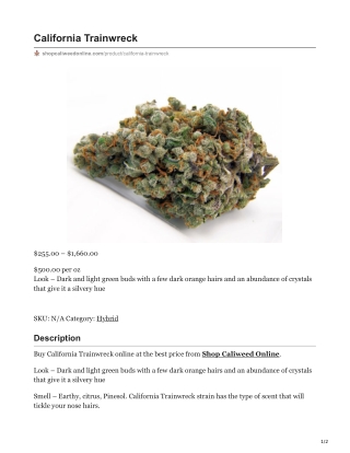 California Trainwreck