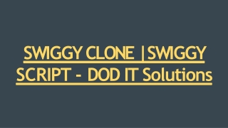 Zomato Clone | Zomoto Clone ReadyMade Script | DOD