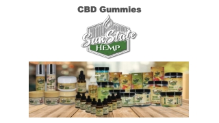 CBD Gummies UK | CBD Infused Gummies - Sun State Hemp