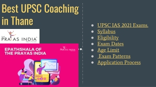 Best IAS coaching in Thane