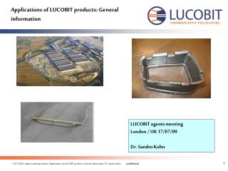 Applications of LUCOBIT products: General information
