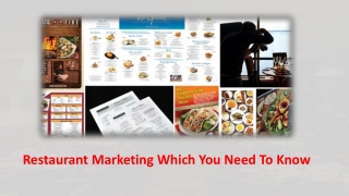 Restaurant Marketing Which You Need To Know