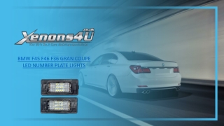 BMW F45 F46 F36 Gran Coupe LED Number Plate Lights