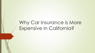 Cheap Car Insurance in California