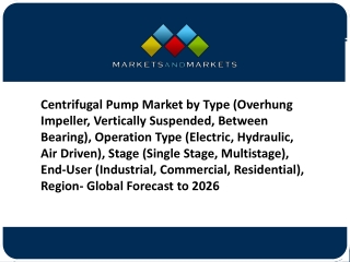 [PPT] Global Centrifugal Pump Market Forecast 2021-2026