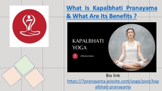 What Is Kapalbhati Pranayama and Its Benefits