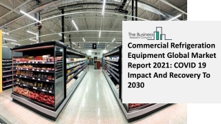 2021 Commercial Refrigeration Equipment Market Share, Restraints, Segments And Regions