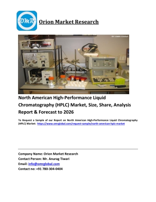 North American High-Performance Liquid Chromatography (HPLC) Market Size, Share and Forecast 2020-2026