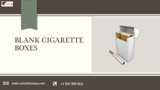 Blank Cigarette Boxes at Best Price in Texas, USA