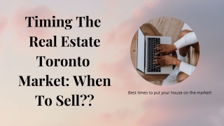 Timing the Real Estate Market?