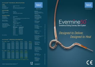 Drug Eluting Stents- Evermine50 Brochure