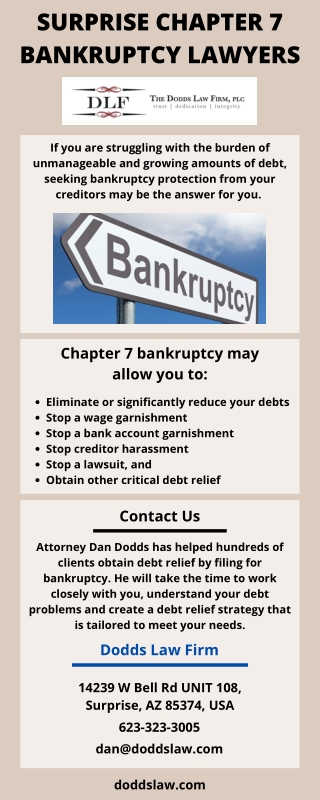 Surprise Chapter 7 Bankruptcy Lawyers