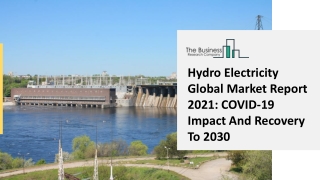 Hydro Electricity Industry Growth, Application, Size And Forecast Analysis To 2025