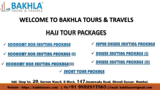 Best Hajj Tour Package from Mumbai 2021