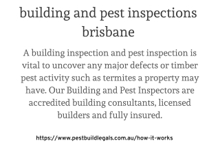 building inspection