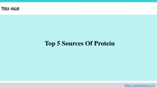 Top 5 Sources Of Protein