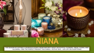 Niana Scented Candle Soy Wax