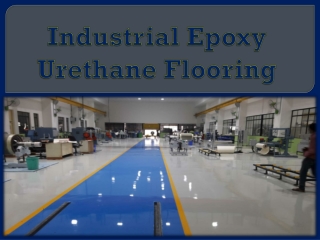 Industrial Epoxy Urethane Flooring