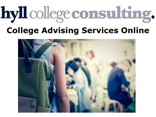 College Advising Services Online