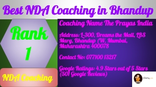 Best NDA Coaching in Bhandup