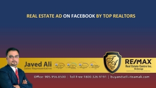 Real estate ad on Facebook by Top Realtors