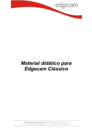 Apostila EdgeCAM