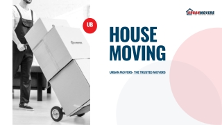 House Moving in Melbourne - Urban Movers