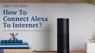 How to Connect Alexa to Internet? 1-8007956963 Setup WiFi on Alexa Dot Instantly