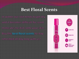 Best Floral Scents