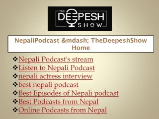 nepali actress interview