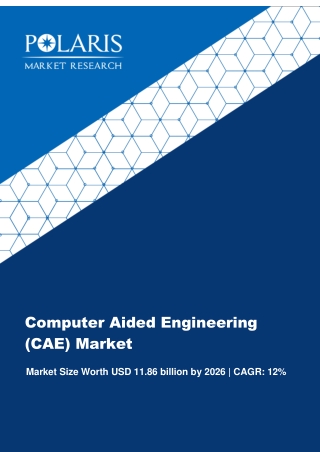 Computer Aided Engineering (CAE) Market Share, Size, Trends, Industry Analysis Report By Product Type (CFD, FEA, and MBD