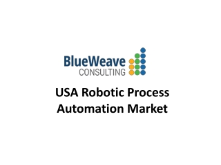 USA Robotic Process Automation Market Analysis