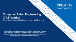 Computer Aided Engineering (CAE) Market Share, Size, Trends, Industry Analysis Report By Product Type (CFD, FEA, and MBD