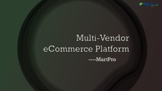 Best Multi-Vendor eCommerce Platform